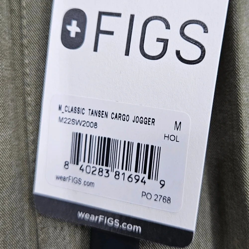 Figs Scrub Pants Mens Medium Classic Tansen Cargo Jogger Healthcare Olive